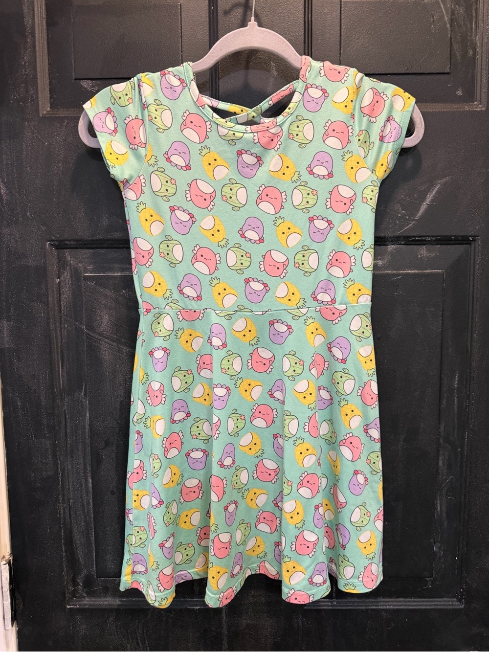 squishmallows Girls Character Mint Dress - size 7/8